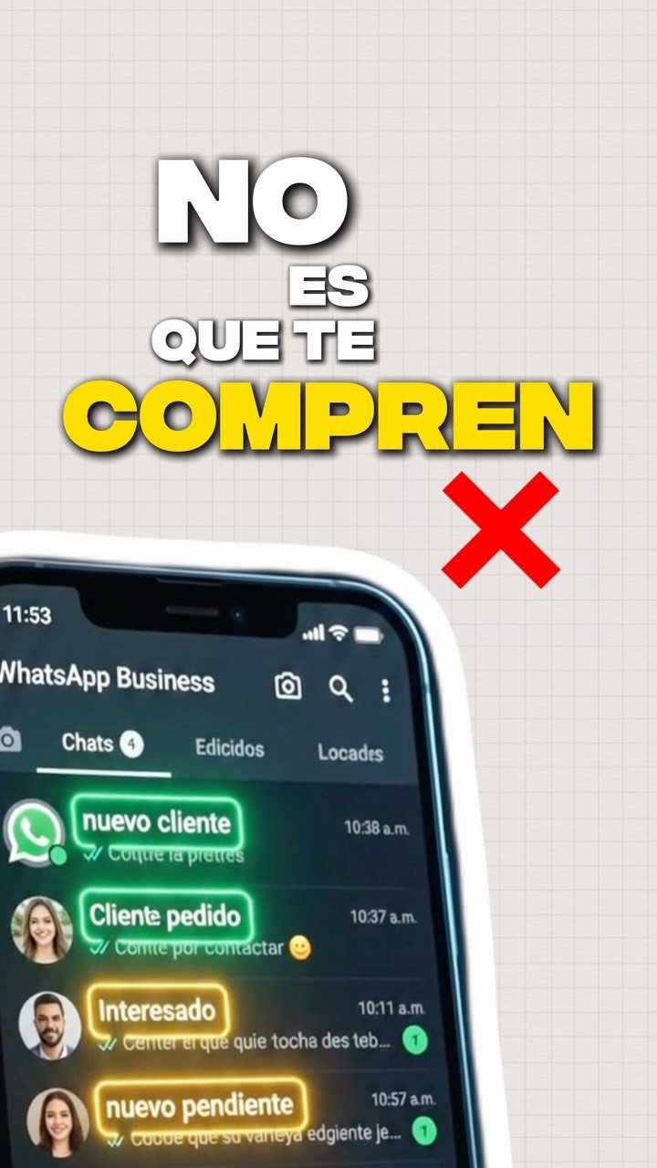 Reel: Que te escriban no significa que te compren